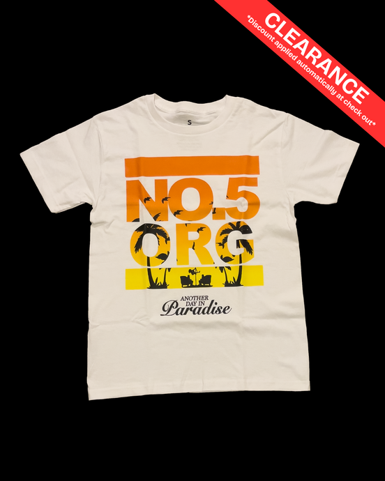 No5 UNDMC Paradise T-Shirt - White