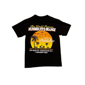 No5 Classic Paradise T-Shirt - Black
