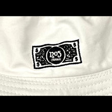 Load image into Gallery viewer, No5 Orange Bucket Hat - Dollar Bill Logo - White